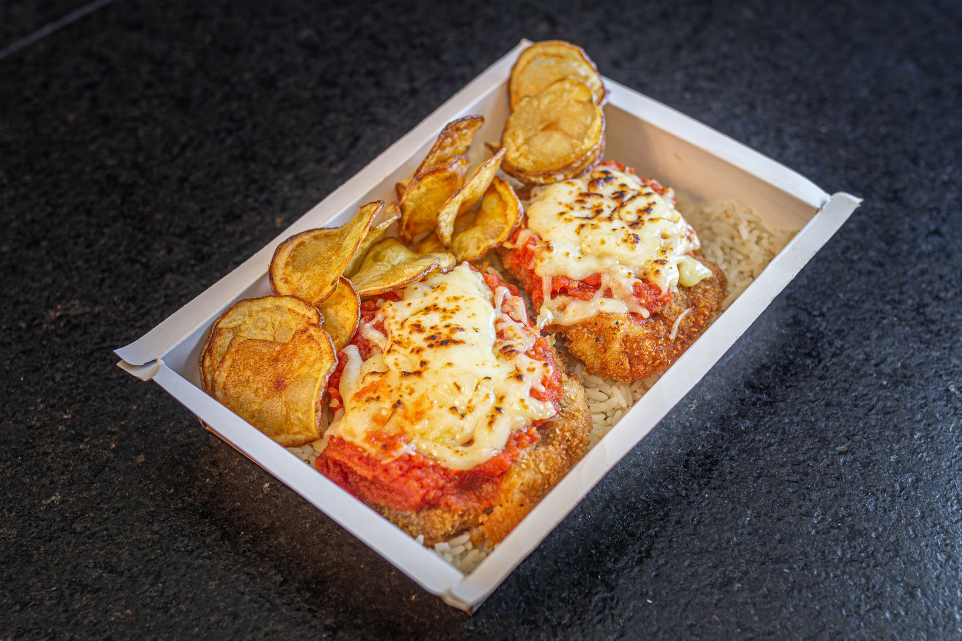 Plateaux repas équipe à Saint-André
